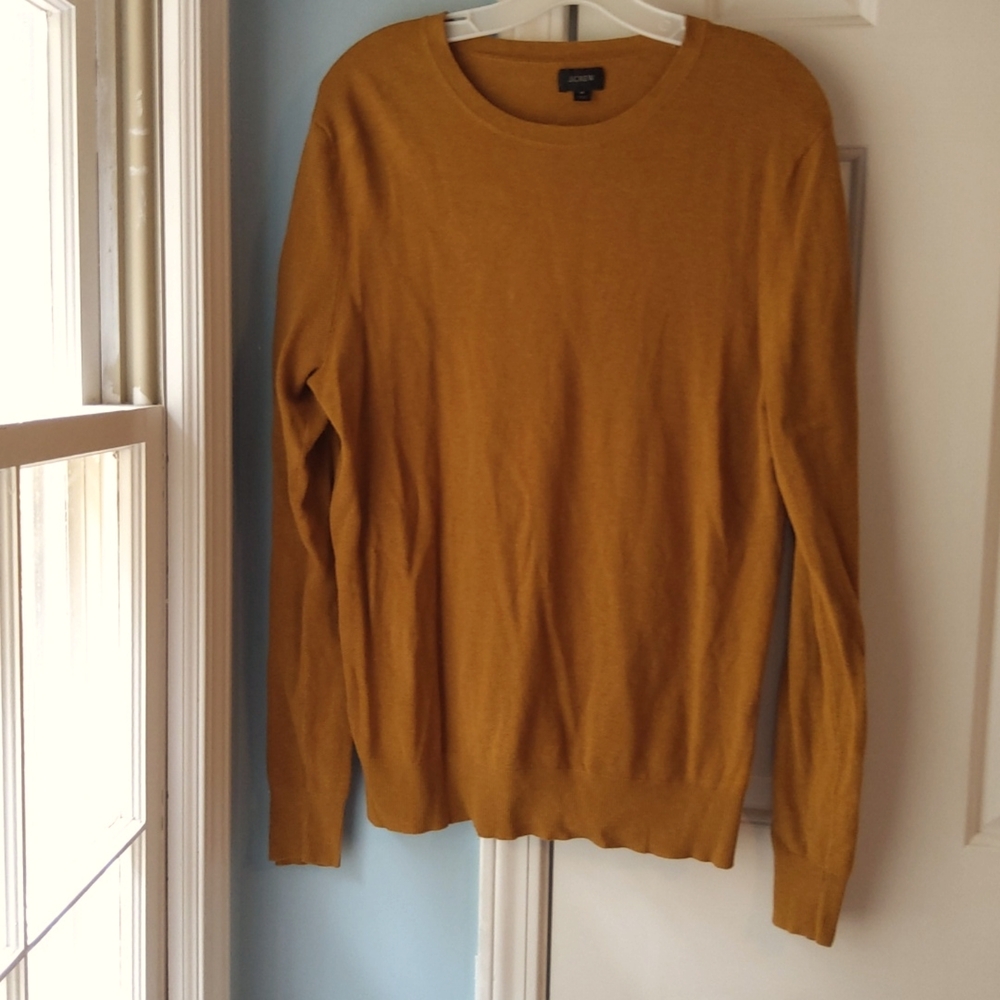 J CREW💥Nwot💥Mustard Cashmere Blend Sweater🥳Host Pick🥳